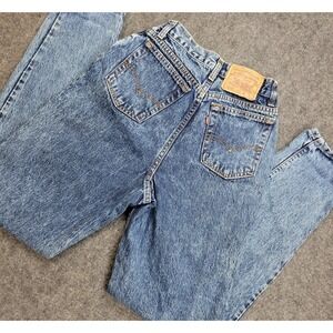 VTG Levis Jeans Womens 10 Blue Denim Straight Leg Americana USA Made 2005